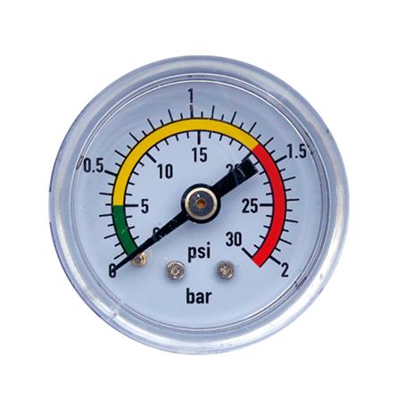 Y40 axial pressure gauge(press type) Screw thread/NPT1/8