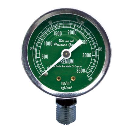 Y53 radial electroplating pressure gauge(cover ring) Screw thread/NPT1/4