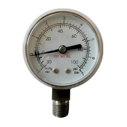 Y53 radial all stainless steel dry pressure gauge(revolving case) Screw thread/NPT1/4