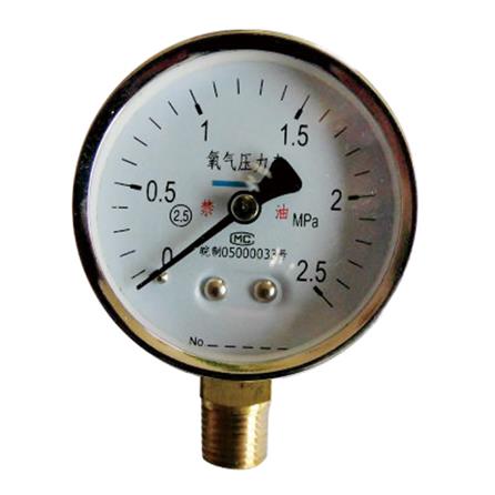Y60 radial pressure gauge(cover-ring) Screw thread/1/4G