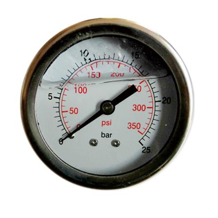 Y63- axial aseismatic pressure gauge(sealing cover ring) Screw thread BSP1/4