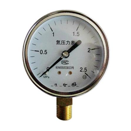 Y70 radial electroplating pressure gauge(cover ring) Screw thread PT3/8