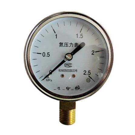 Y80 radial electroplating pressure gauge(cover ring) Screw thread PT3/8