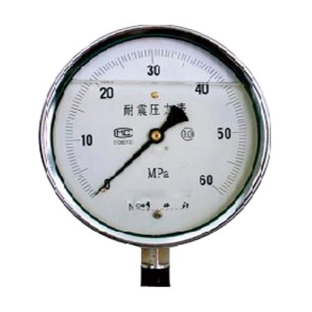 Y100 radial aseismatic oil pressure gauge Screw thread M20×1.5