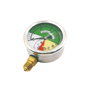 Liquid filled agriculture pressure gauges